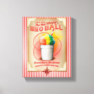 ニューオーリンズ夏期雪玉 キャンバスプリント