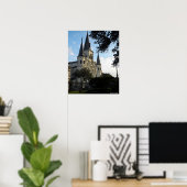 ニューオーリンズ大聖堂3Dスタイル ポスター (ホームオフィス)