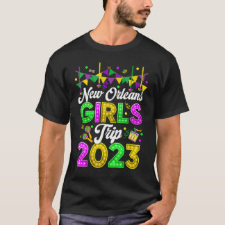 ニューオーリンズ女子旅行 2023 マッチング・バチェラー・パーティー Tシャツ
