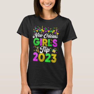 ニューオーリンズ女子旅行 2023 マッチング・バチェラー・パーティー Tシャツ