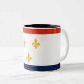 ニューオーリンズ州旗 ツートーンマグカップ (正面右)