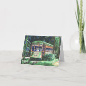 ニューオーリンズ市電シーズンのご挨拶 シーズンカード (正面)