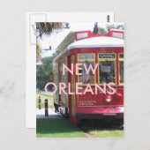 ニューオーリンズ市電 ポストカード (正面/裏面)