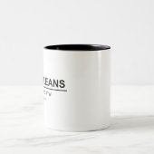 ニューオーリンズ座標 – ニューオーリンズ座標 ツートーンマグカップ (中央)
