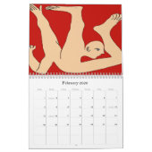 ニューオーリンズ抽象芸術アート カレンダー (2月 2026)