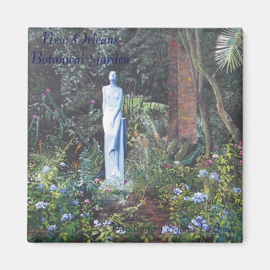 ニューオーリンズ植物園 マグネット (正面)