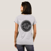 ニューオーリンズ水道メーターのふたシャツ Tシャツ (裏面フル)