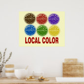 ニューオーリンズ水道メーターのローカルカラー ポスター (キッチン)