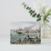 ニューオーリンズ港、D.G.トンプソンによって刻まれた ポストカード (スタンド正面)