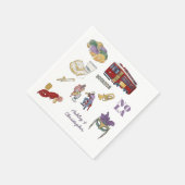 ニューオーリンズ結婚ズ スタンダードカクテルナプキン (角)