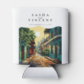 ニューオーリンズ結婚ルイジアナレトロ 缶クーラー (裏面)