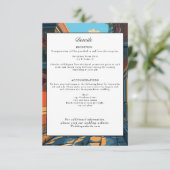 ニューオーリンズ結婚ルイジアナ詳細レトロ 招待状 (スタンド正面)