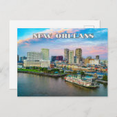 ニューオーリンズ葉書き旅行お土産 ポストカード (正面/裏面)