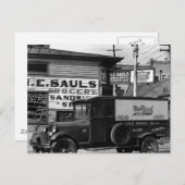 ニューオーリンズ通りコーナールイジアナ ポストカード (正面/裏面)