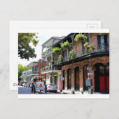 ニューオーリンズ通りシーン ポストカード (正面/裏面)