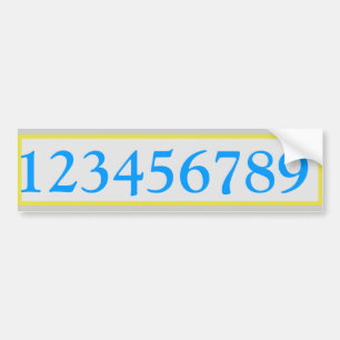ニューオーリンズ通り名タイル、番号、編集文字、 バンパーステッカー