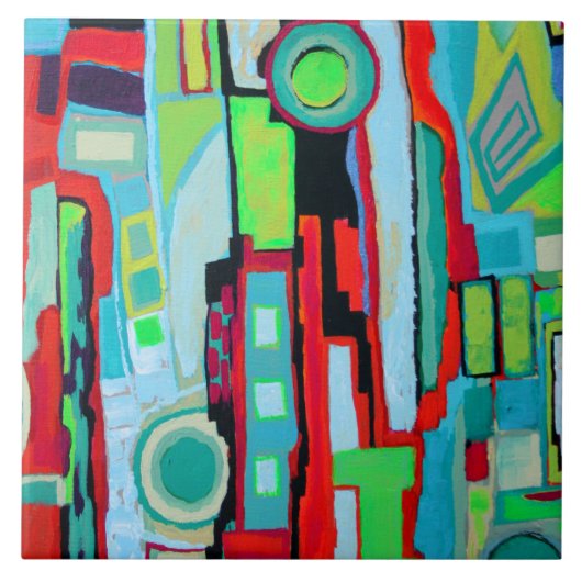 ニューオーリンズ通り6 x 6セラミックタイル タイル (正面)