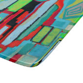 ニューオーリンズ通り6 x 7 Decoガラス切削板 カッティングボード (角)