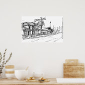 ニューオーリンズ通り ポスター (キッチン)