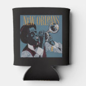 ニューオーリンズ音楽カスタムのモノグラムはクーラー 缶クーラー (裏面)