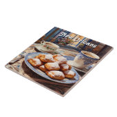 ニューオーリンズ風ベニエの焼き菓子キッチン タイル (側面)