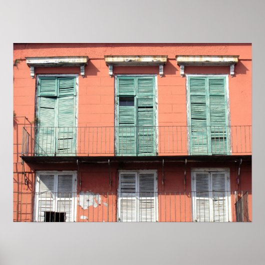 ニューオーリンズ1の風景 ポスター (正面)