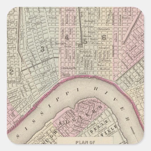 ニューオーリンズ3 スクエアシール (正面)