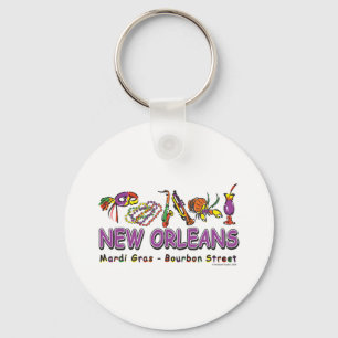 ニューオーリンズ・おもしろい- キーホルダー