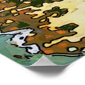 ニューオーリンズ・アートのレイクビューアリー ポスター (角)