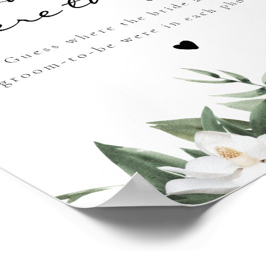 ニューオーリンズ ウェア・ウェア・ゼイ ブライダルシャワー ゲーム ポスター (角)