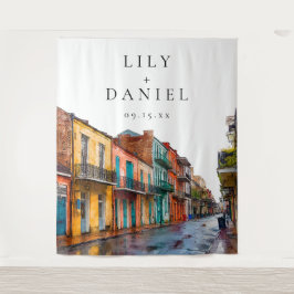 ニューオーリンズ ウェディング フォト 背景 タペストリー