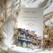 ニューオーリンズ・クォーター大聖堂フランスのの日付を保存 招待状