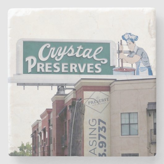 ニューオーリンズ、クリスタルリザーブコースター ストーンコースター (正面)