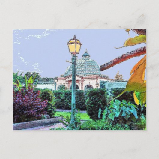 ニューオーリンズ シティパーク グリーンハウス ポストカード (正面)