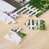 ニューオーリンズ・ショット・ガン・ハウス、猫と ジグソーパズル (側面)