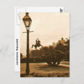 ニューオーリンズ、ジャクソンスクエアインレインホテル ポストカード (正面/裏面)