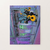 ニューオーリンズ·ジャズ·ブルースバイ·スリッペリー·ウィンドウ ジグソーパズル (縦)