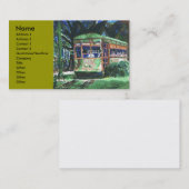 ニューオーリンズ・ストリートカー。 名刺 (正面/裏面)