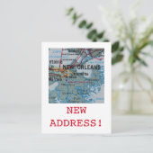 ニューオーリンズ・ニューアドレスのお知らせ 案内ポストカード (スタンド正面)