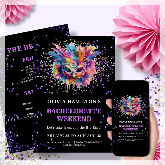 ニューオーリンズ |バチェロレッテの週末 招待状