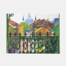 ニューオーリンズ・バルコニー、教会 ドアマット