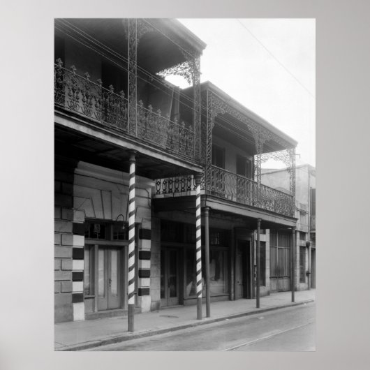 ニューオーリンズ・バーバーバーショップ1930年代 ポスター (正面)