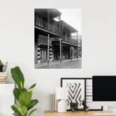 ニューオーリンズ・バーバーバーショップ1930年代 ポスター (ホームオフィス)