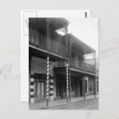 ニューオーリンズ・バーバーバーショップ1930年代 ポストカード (正面/裏面)