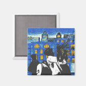 ニューオーリンズ・ブラスバンド マグネット (正面/裏面)