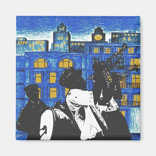 ニューオーリンズ・ブラスバンド マグネット (正面)