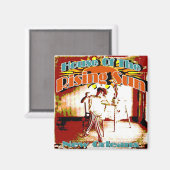 ニューオーリンズ・ブロッセルズ朝日の家 マグネット (正面/裏面)