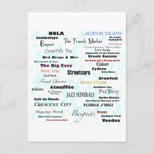 ニューオーリンズ ポストカード (正面)