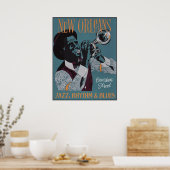 ニューオーリンズ・ミュージックのポスター3/3 ポスター (キッチン)