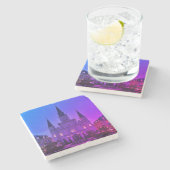 ニューオーリンズ、ラカテドラルバシリカ、ジャクソンスクエア ストーンコースター (横)